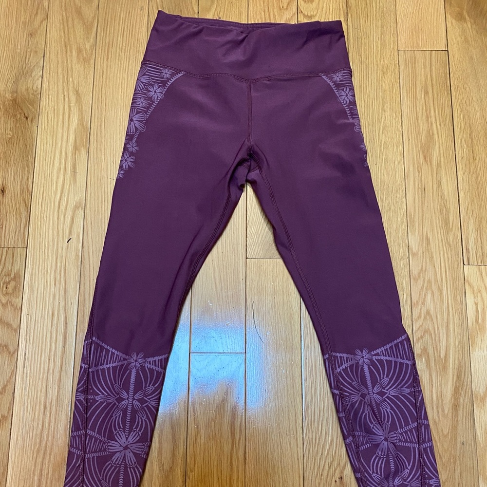 Mauve athletic leggings